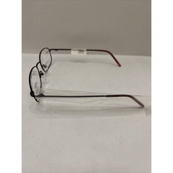 Earth Elements Eyeglasses Titanium WMEE100 229 Demo Lens Brown 53-19-140 - Picture 4 of 7